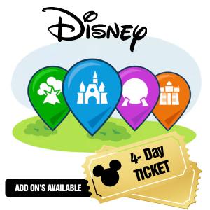 4 Day Ticket - Disney Florida